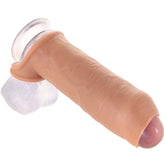Penis Extender Sleeve Silicone Cock Extension Sheath Girth Length Male Enhancer